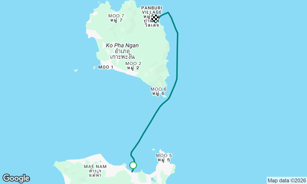 Kho Samui to Kho Pang Ngan