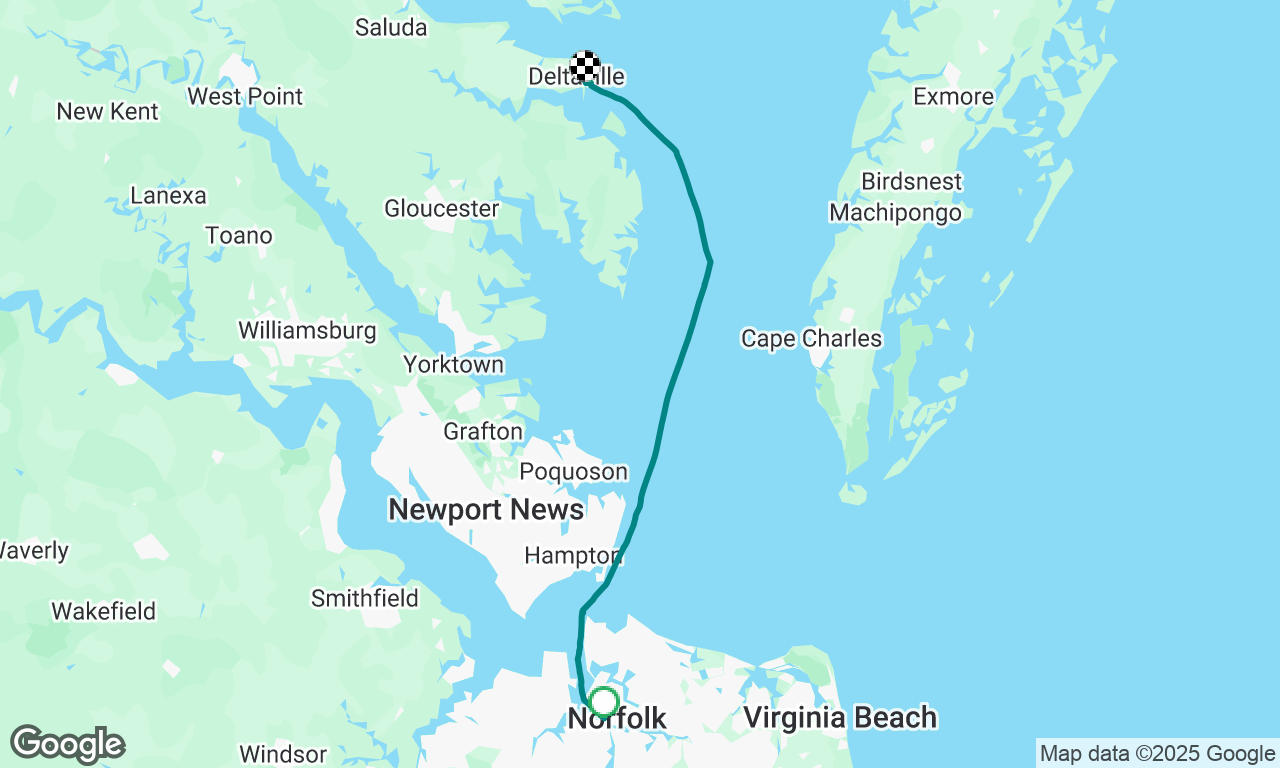 6th day of Oriental to New London Conn