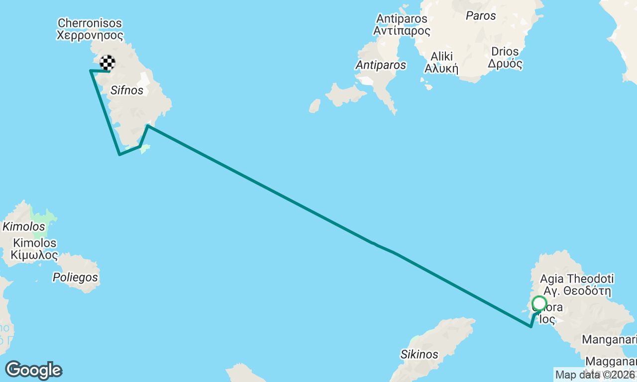Voyage map