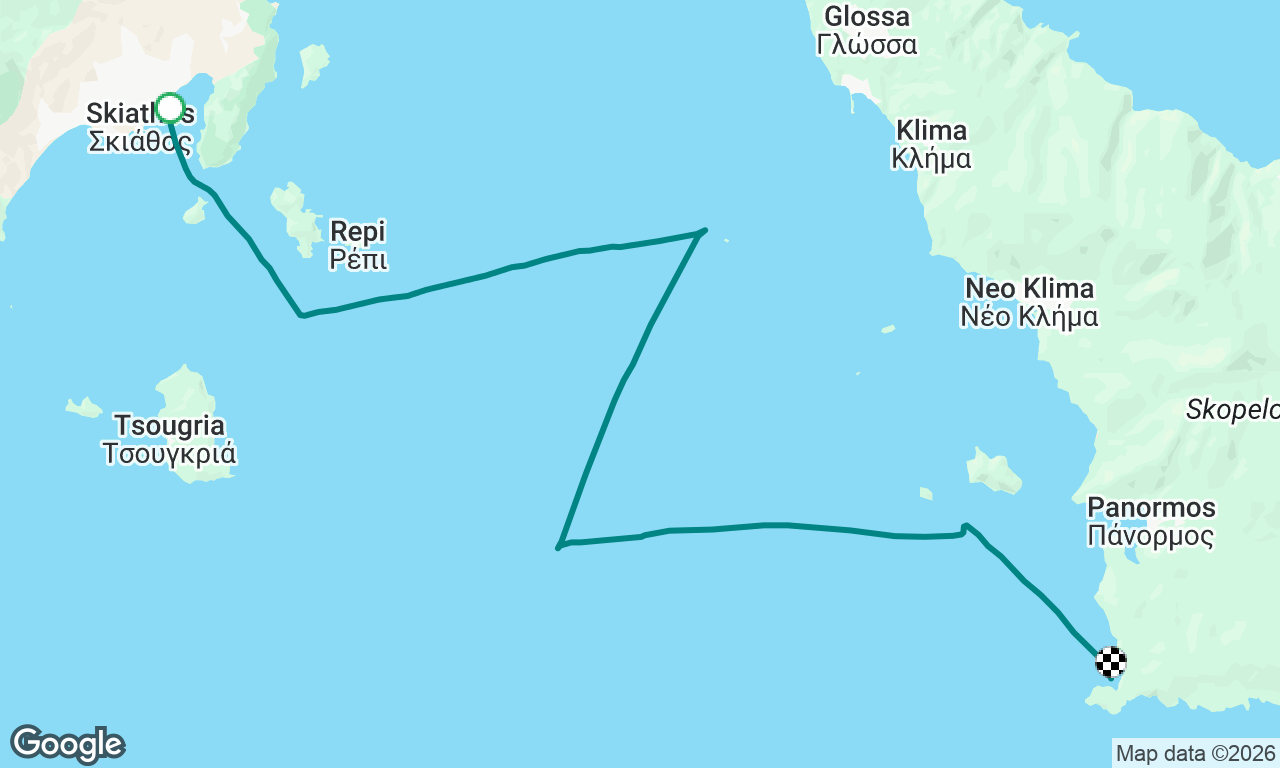 Voyage map