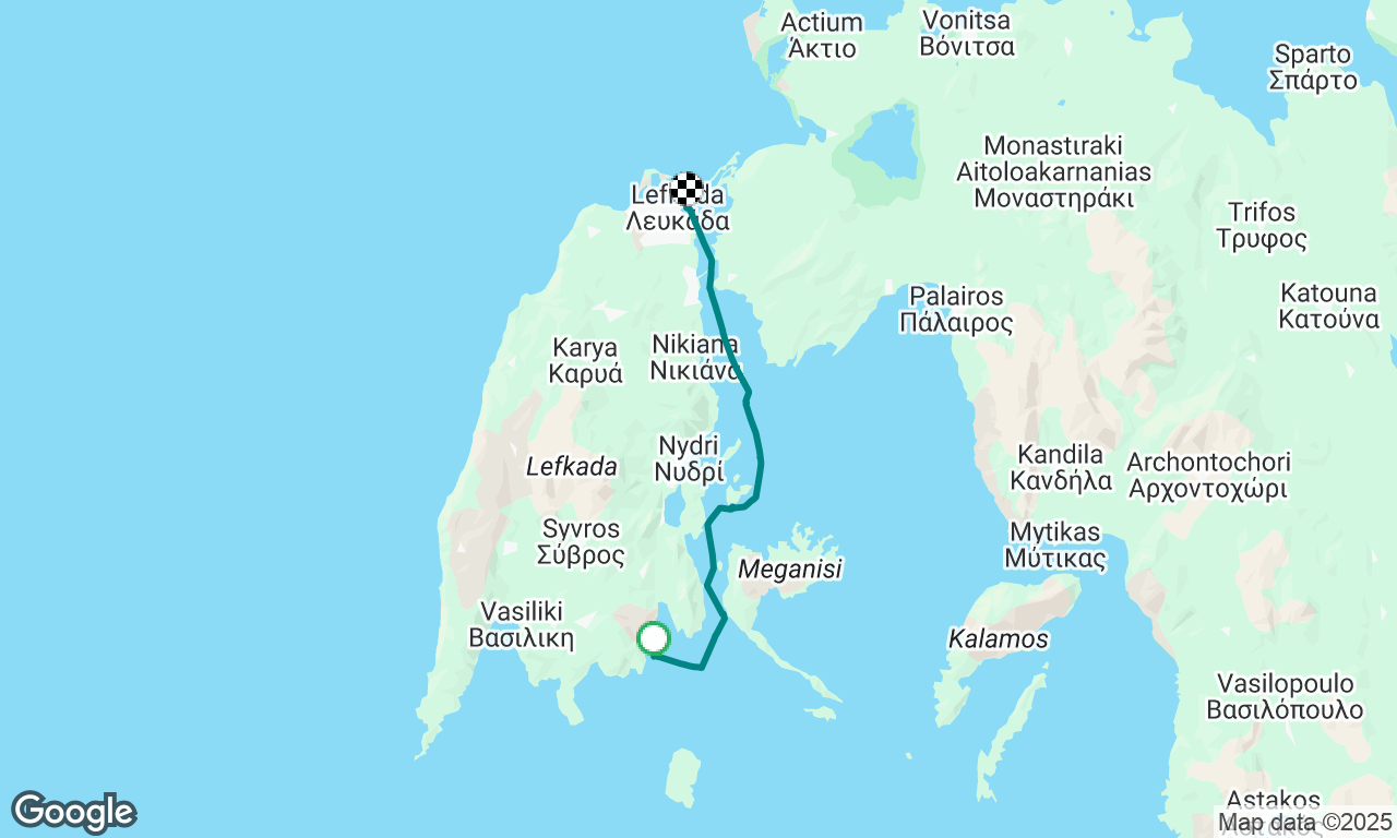 Syvota to Lefkada