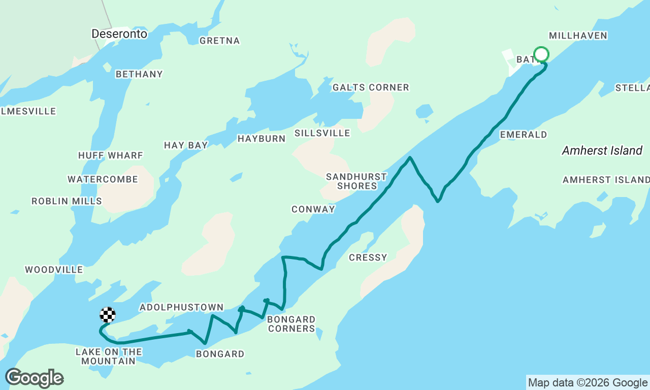 Voyage map