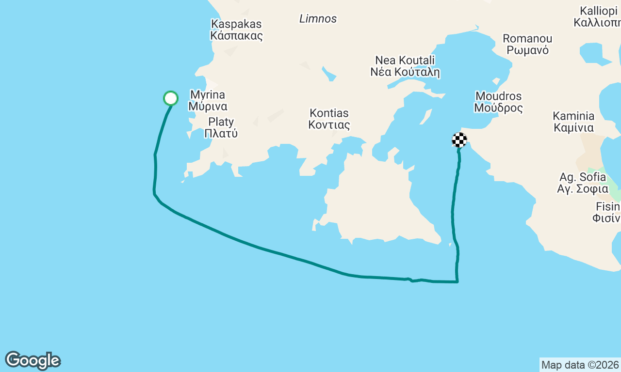 Voyage map