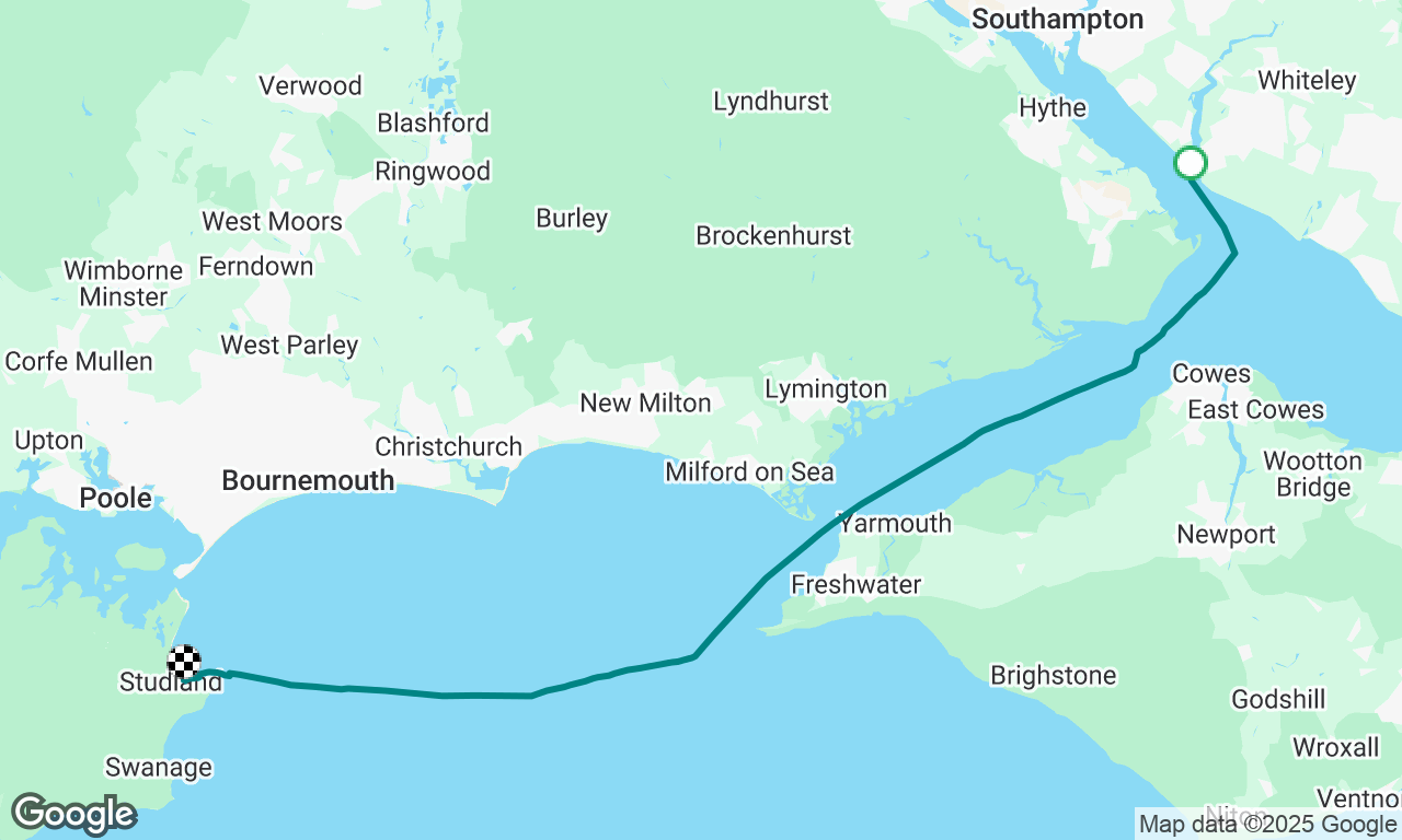 Hamble to Studland