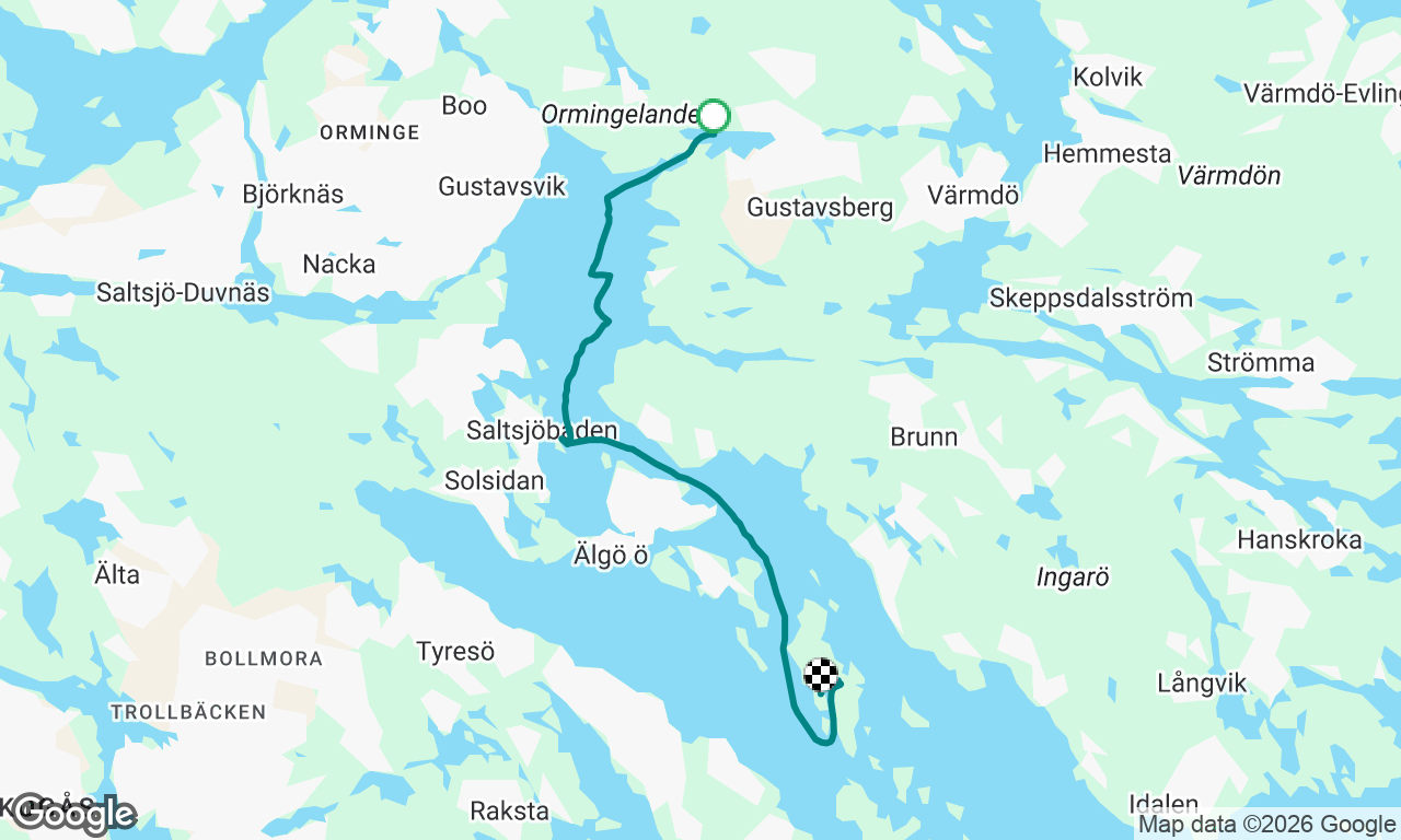 Voyage map