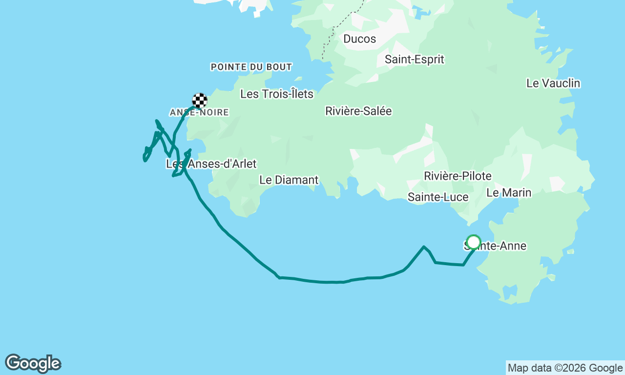 Sainte-Anne -> Anse noire