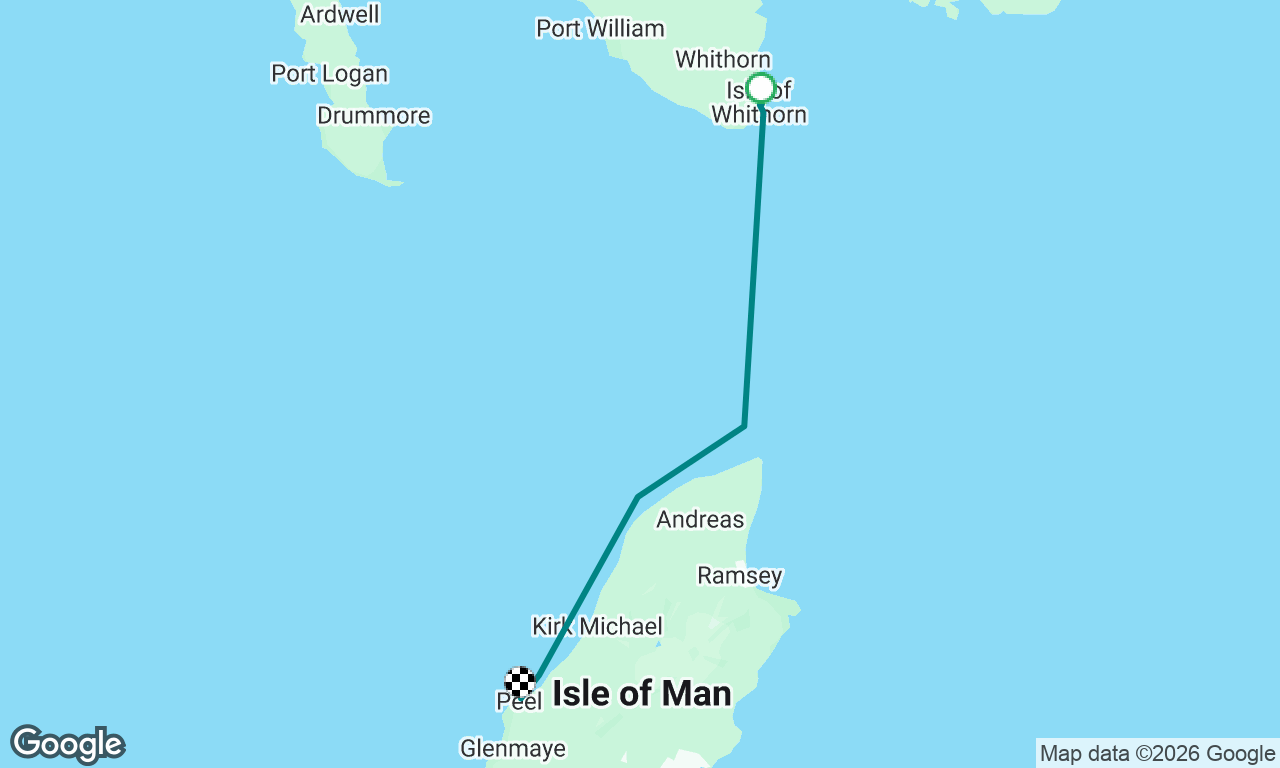 Isle of Whithorn to Peel IOM