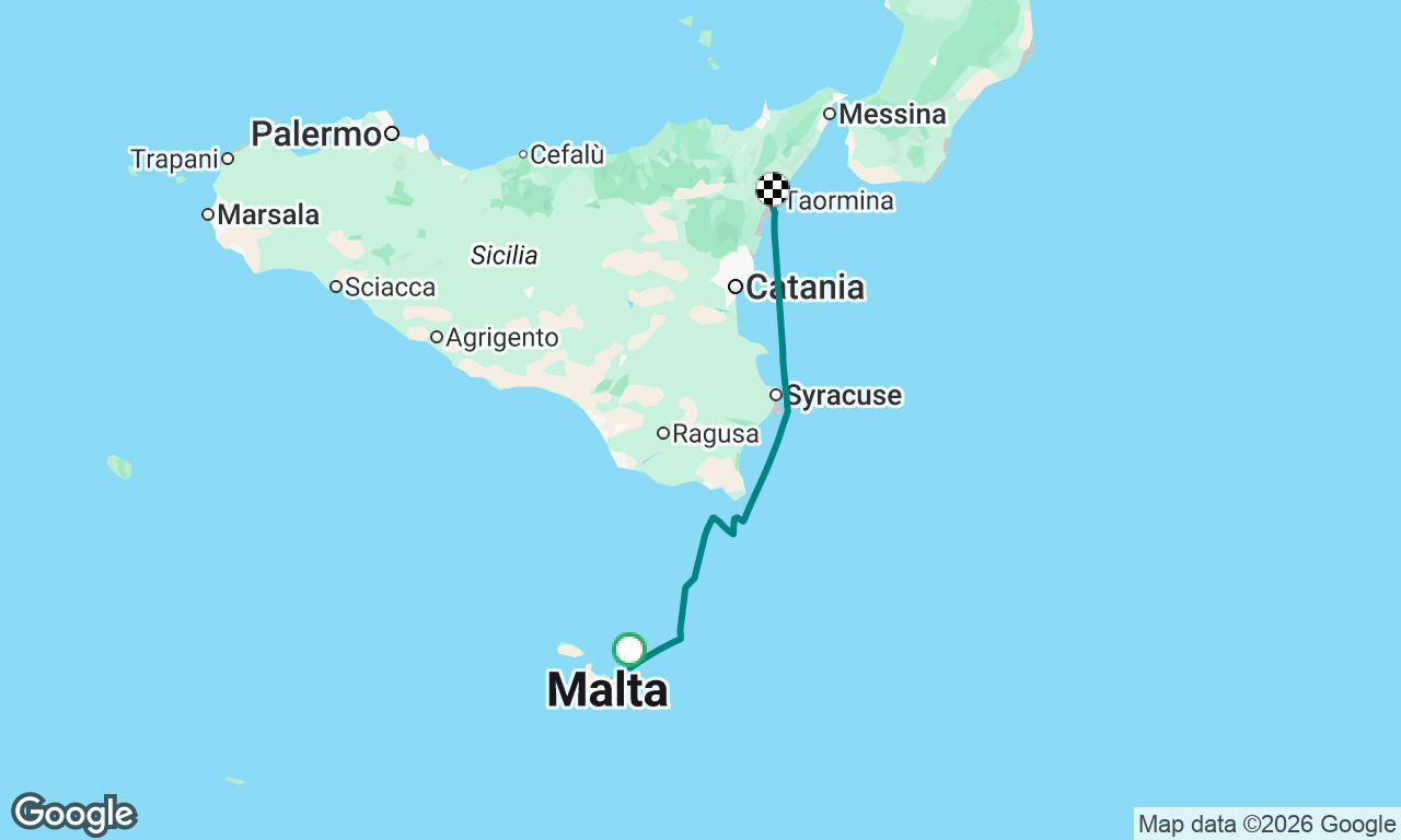 Voyage map