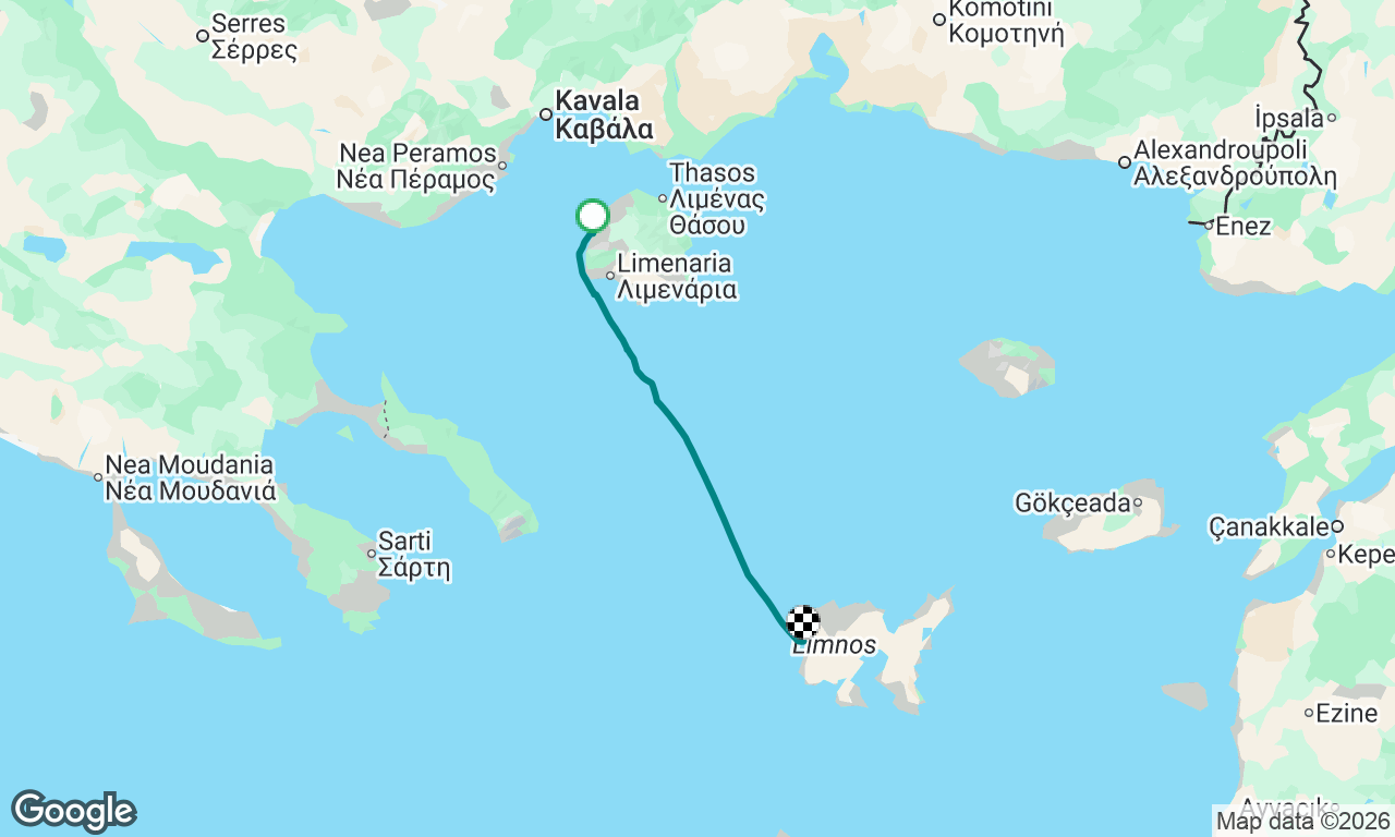 Voyage map