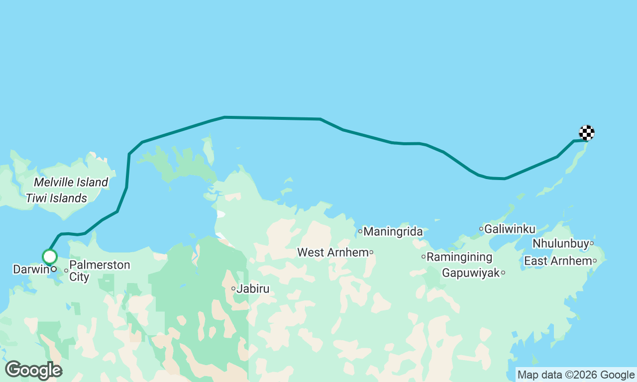 Darwin to Two Island Bay