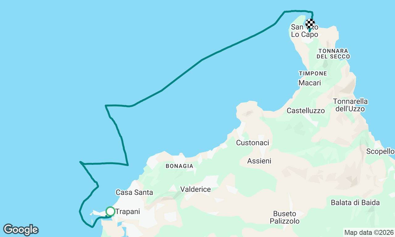Voyage map