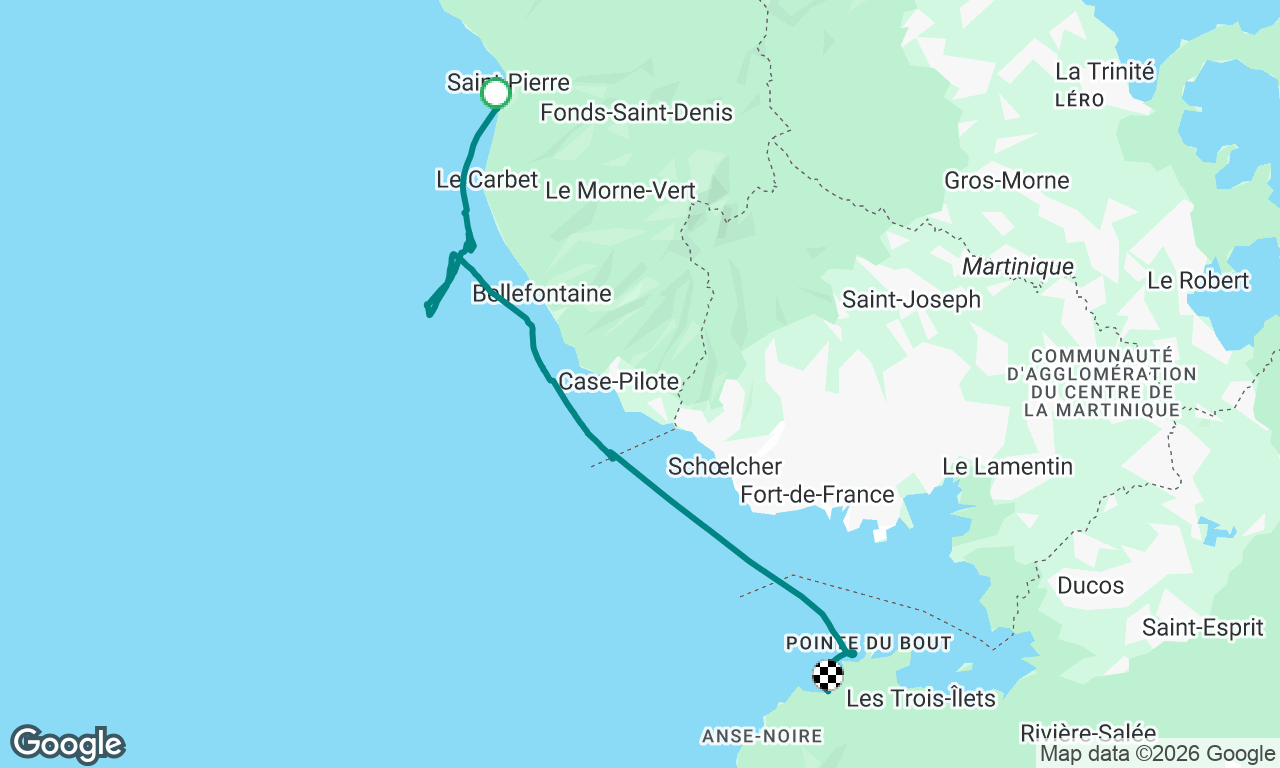 Voyage map