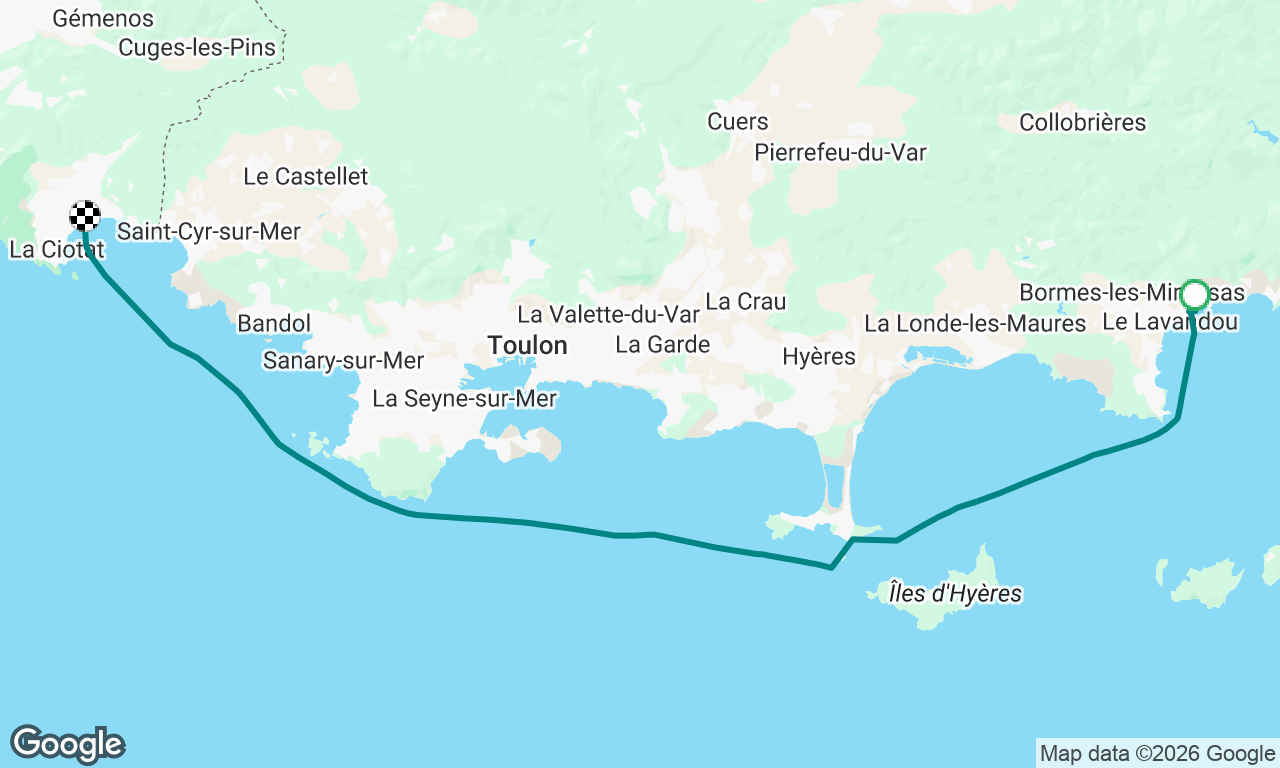 Lavandou to Ciotat