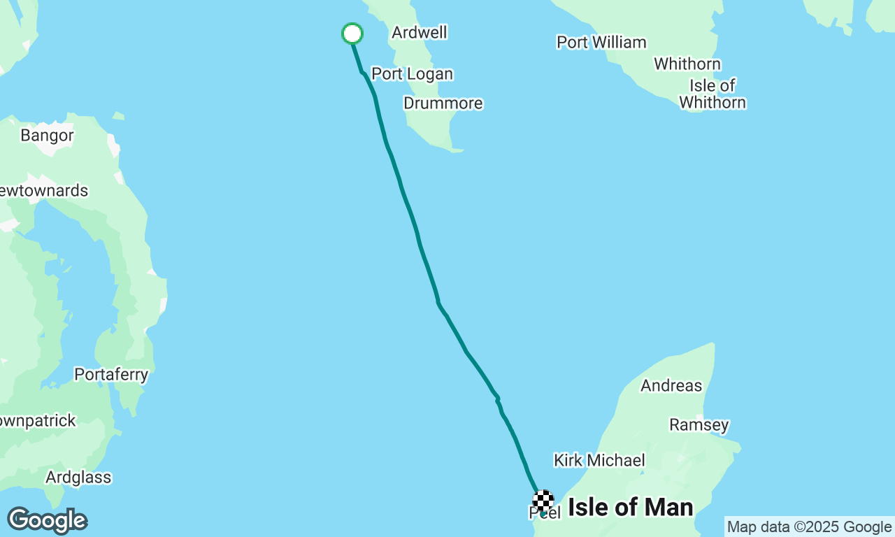 Portpatrick to peel, IOM