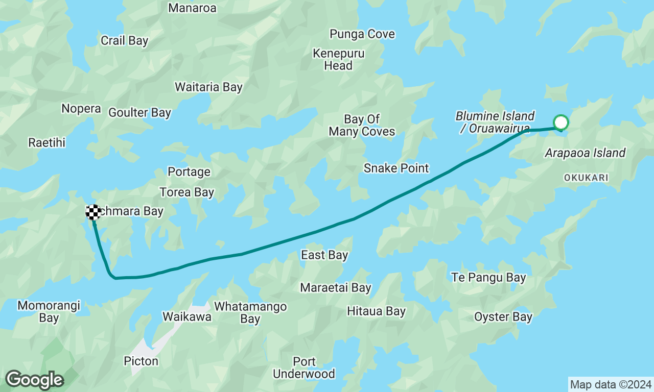 Wharehunga Bay to Mistletoe Bay