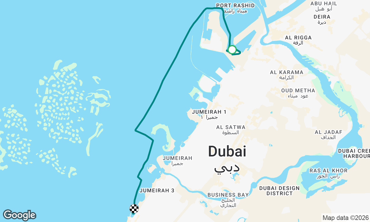 Voyage map