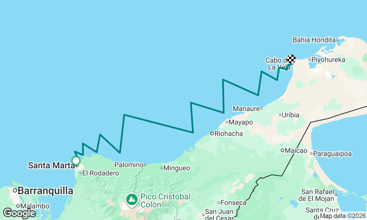 Santa Marta - Cabo de la Vela