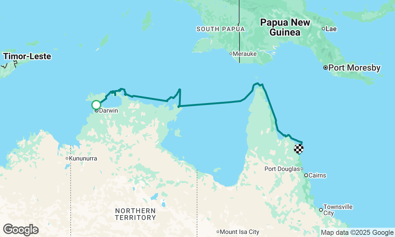 Darwin to Cooktown
