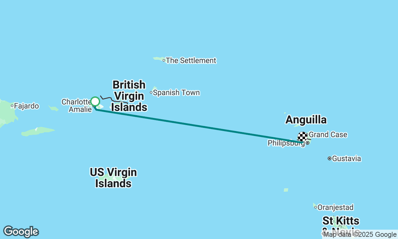 Voyage map