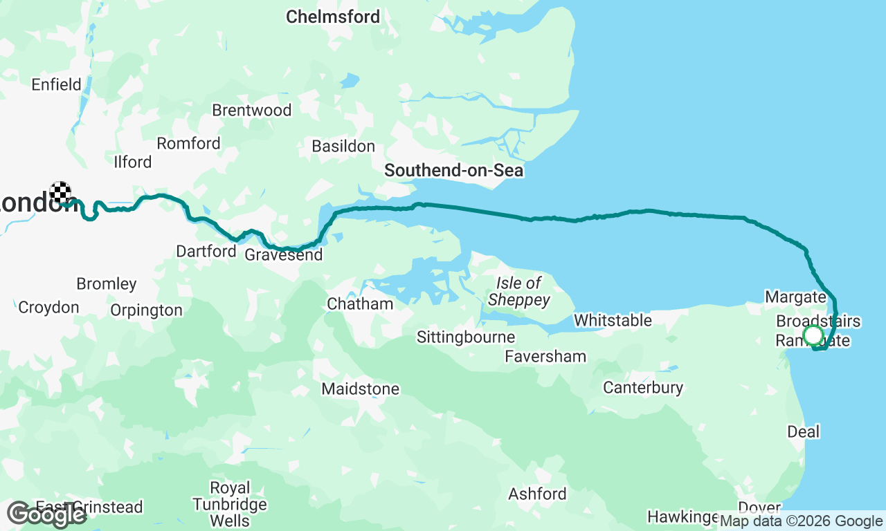 Ramsgate to Tower of London -SKD