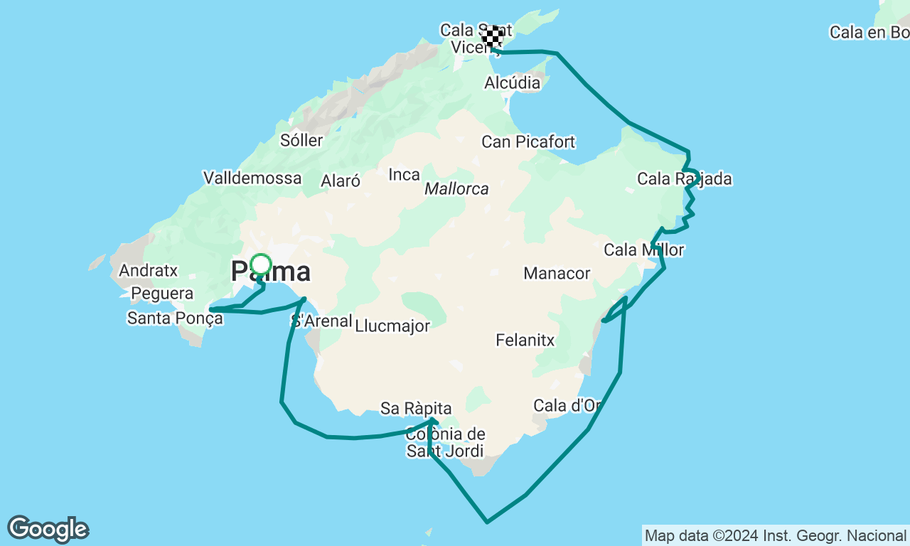 2024 Palma Mallorca - Mallorca Porto Pollenca