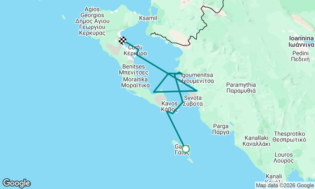 Voyage map