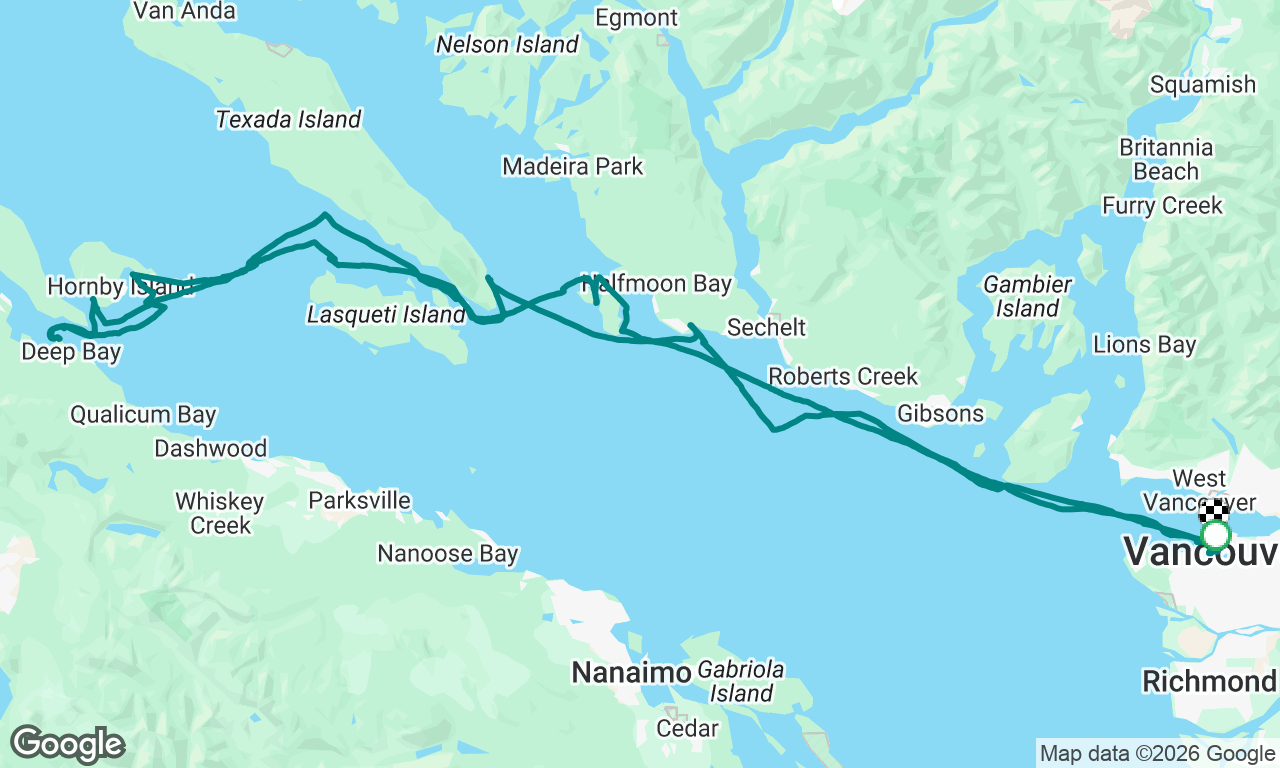 Voyage map