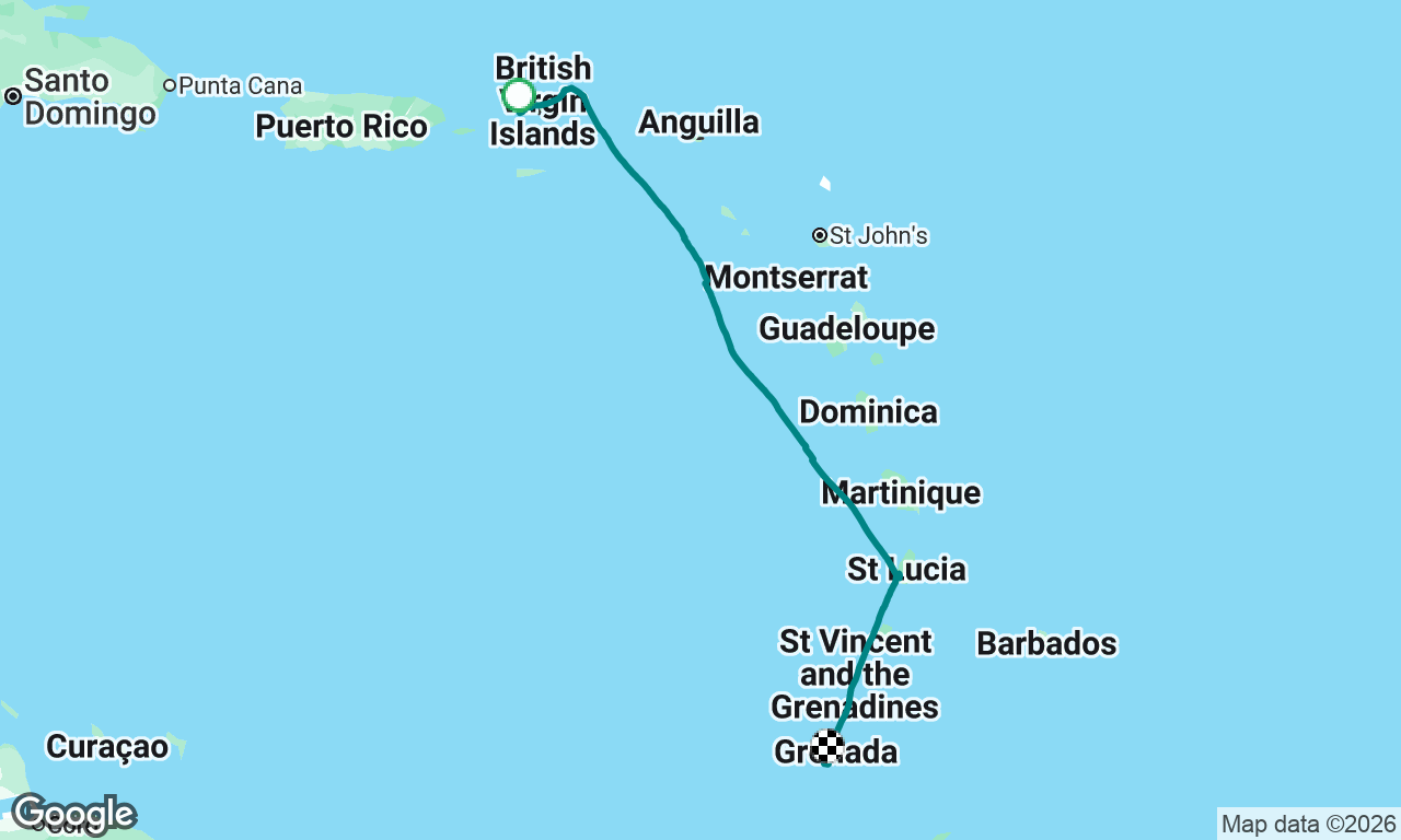 St Thomas to Grenada