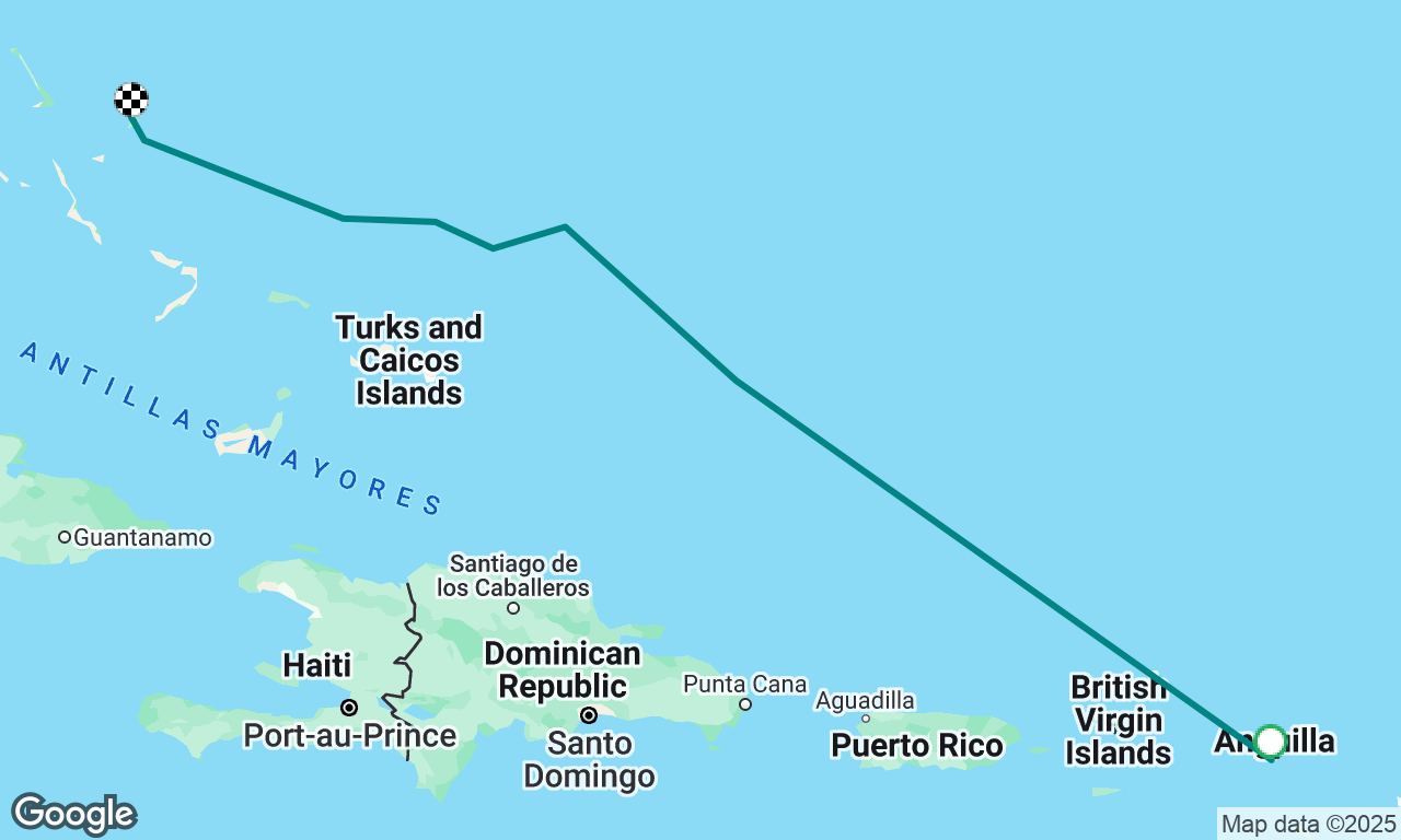 Sint Maarten to San Salvador (Bahamas)