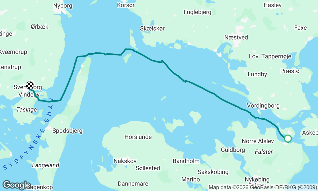 Stubbekøbing to Svendborg, Denmark