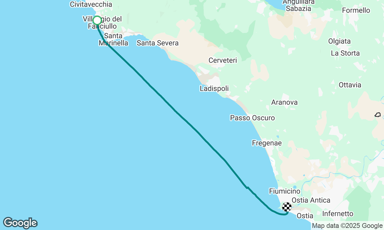 Transfer Riva di Traiano - Roma 2025