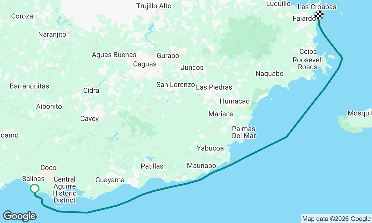 Voyage map