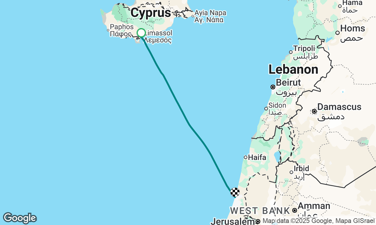 Sailing to Cyprus