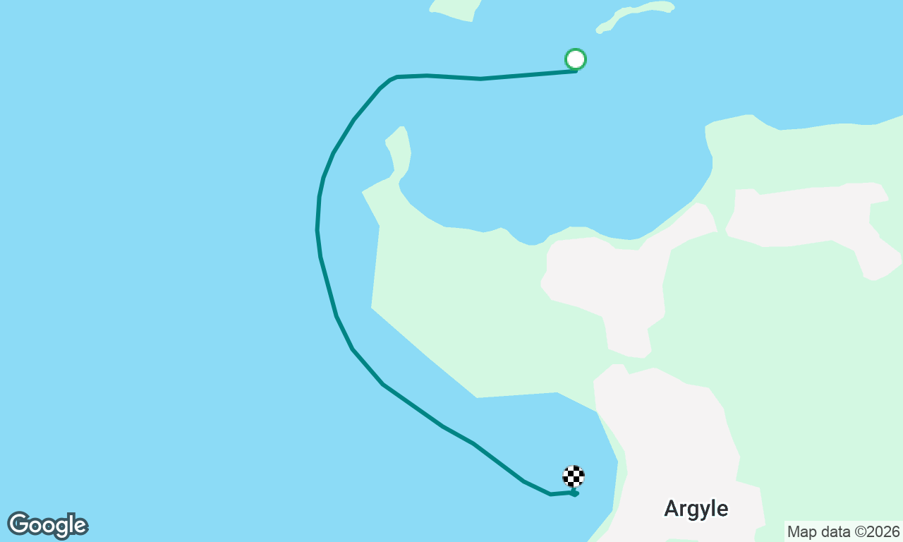 Sandy Island to Tyrrell Bay