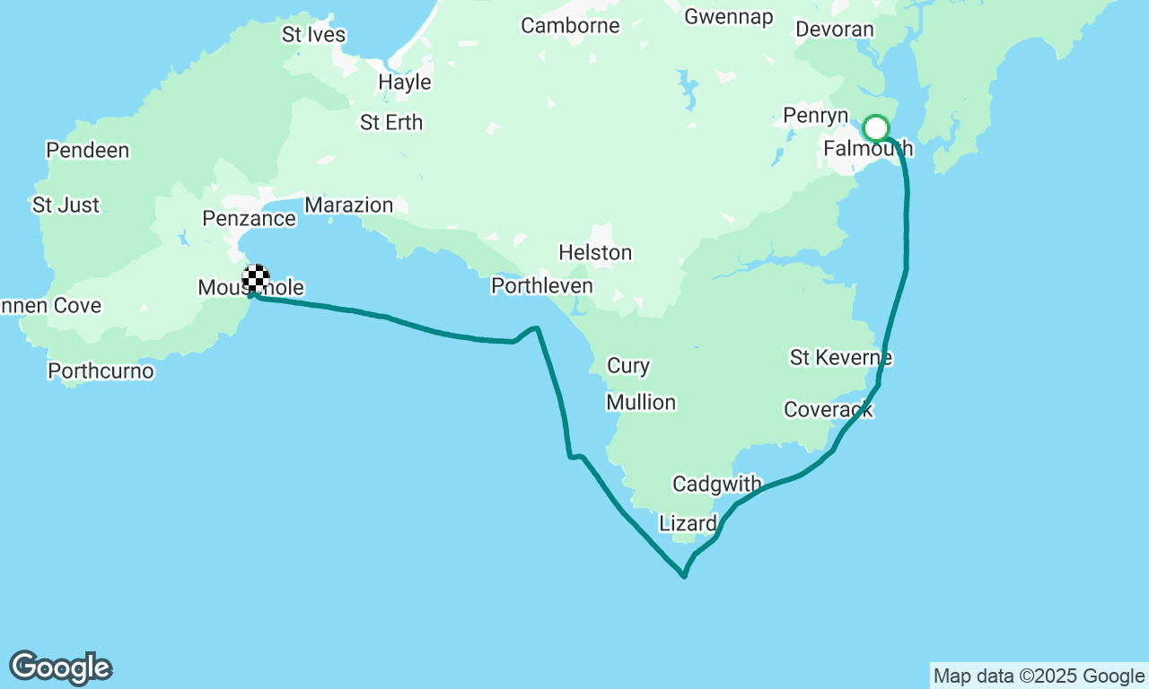 Pellew Day 1: Falmouth to Mousehole.
