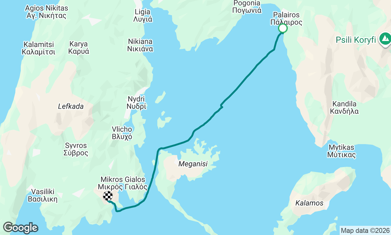 Palairos to Sivota