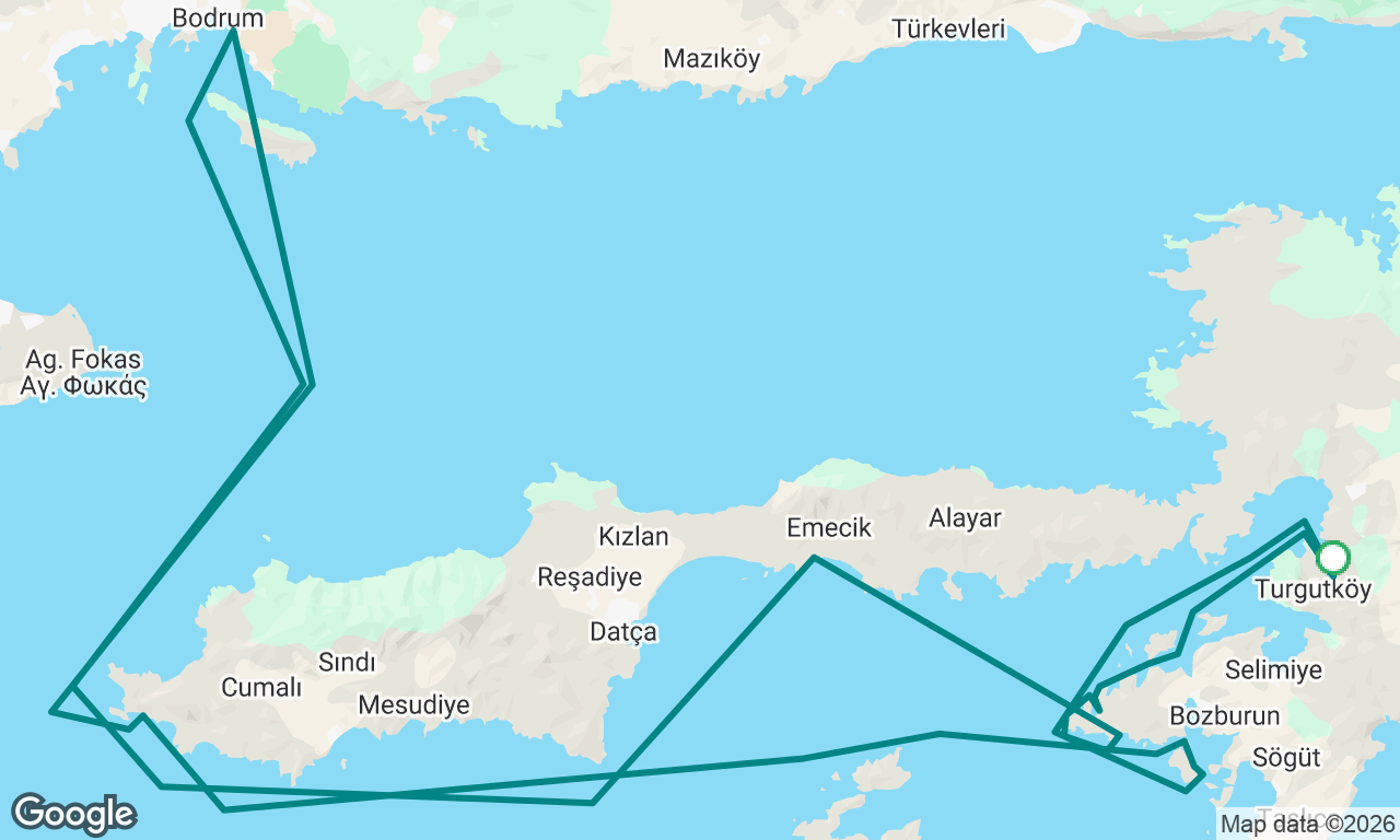 Voyage map