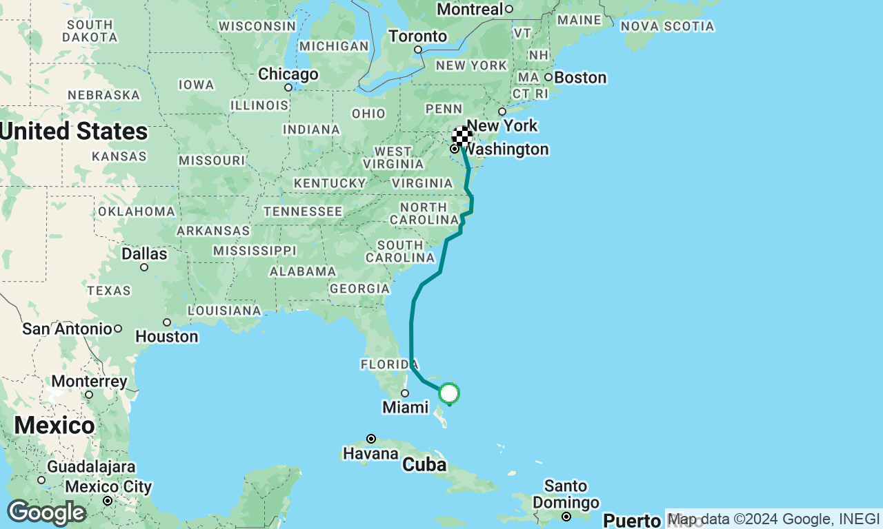 Nassau to Maryland