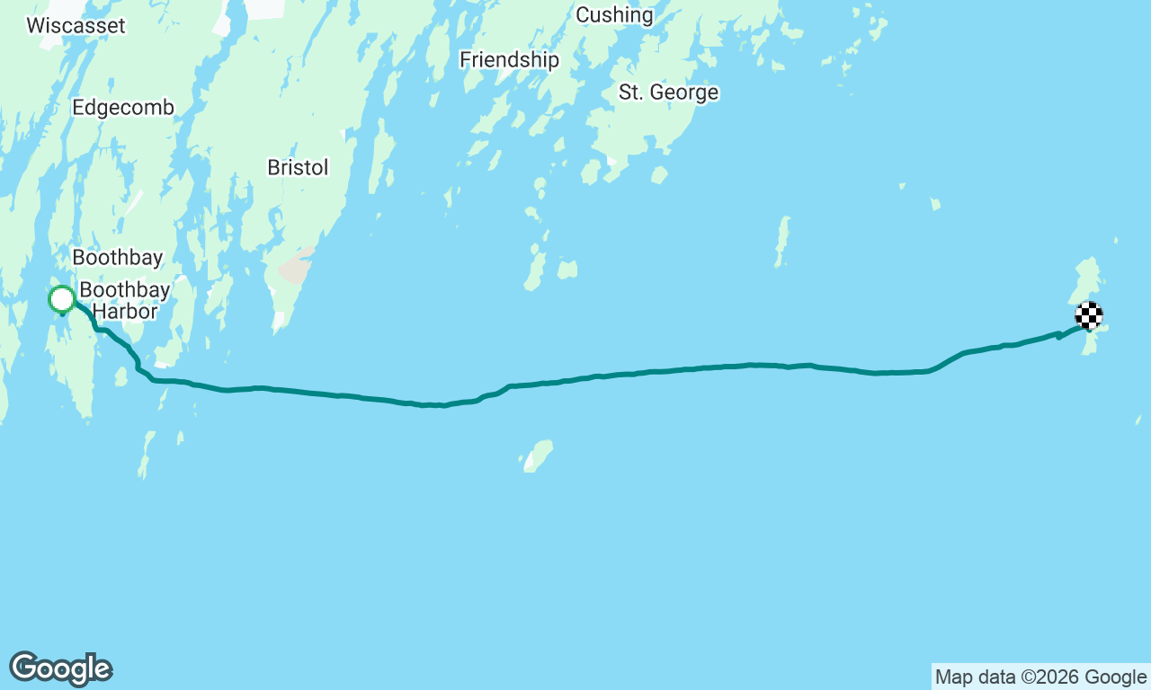 Southport to Criehaven Island