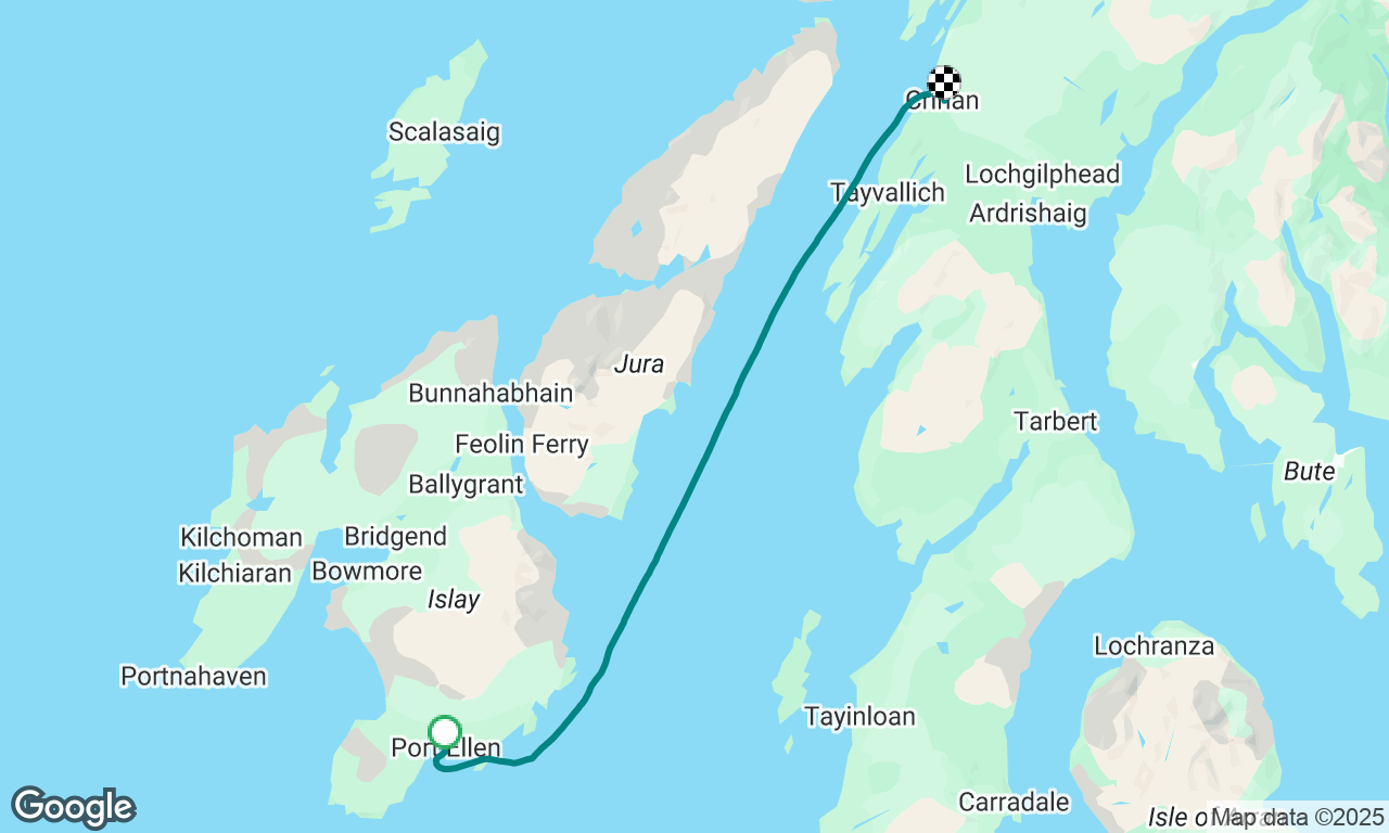Port Ellen to Crinan Basin