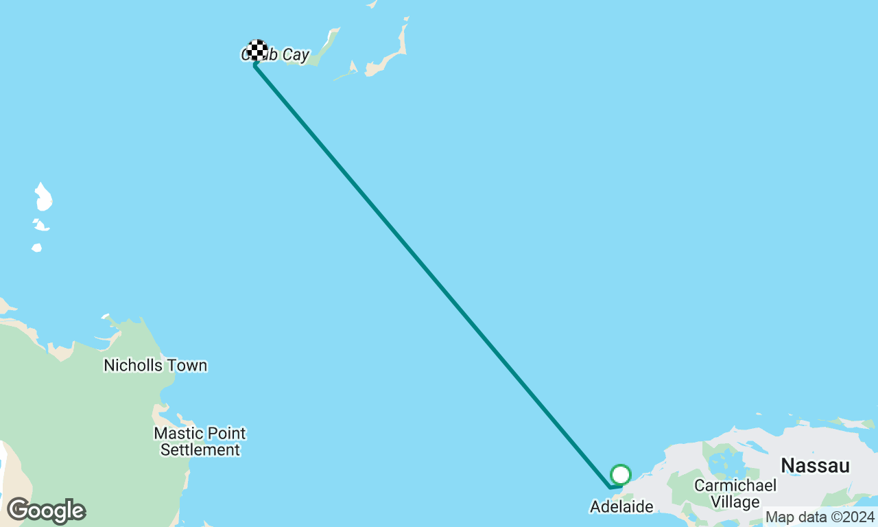 Clifton Bay, New Providence to Chub Cay