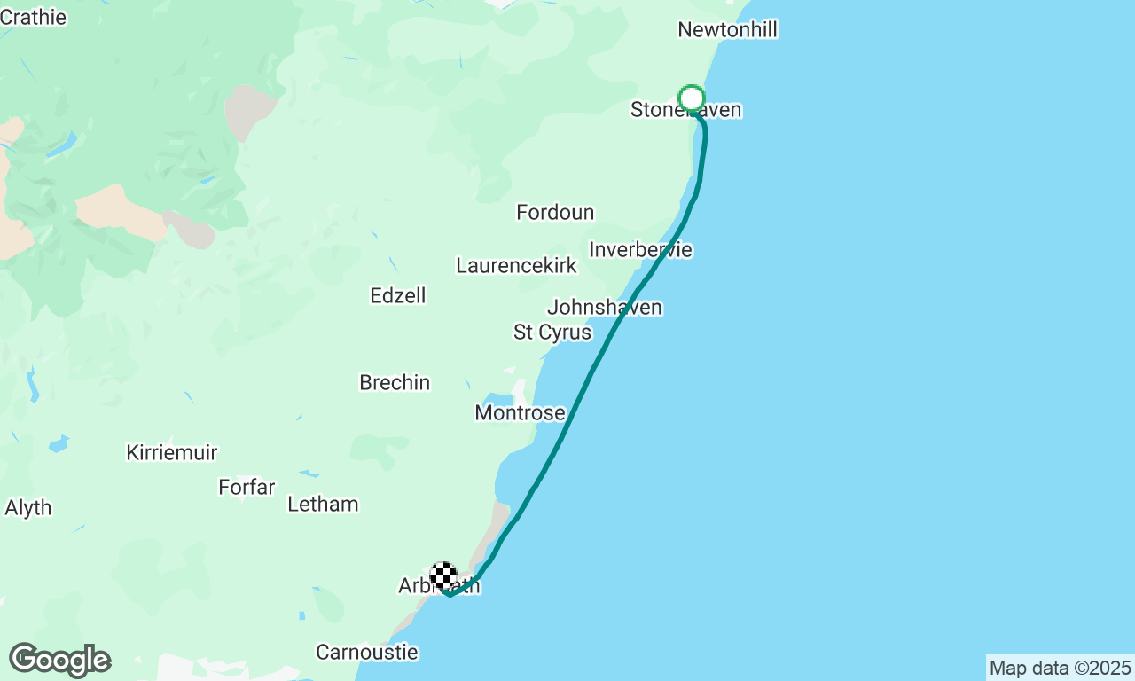 Stonehaven to Arbroath