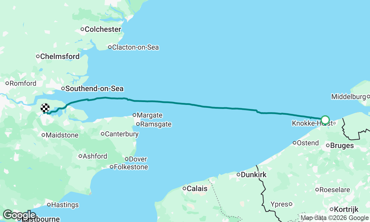 Elite- Autumn Breeze Day 7 Zeebrugge to Chatham