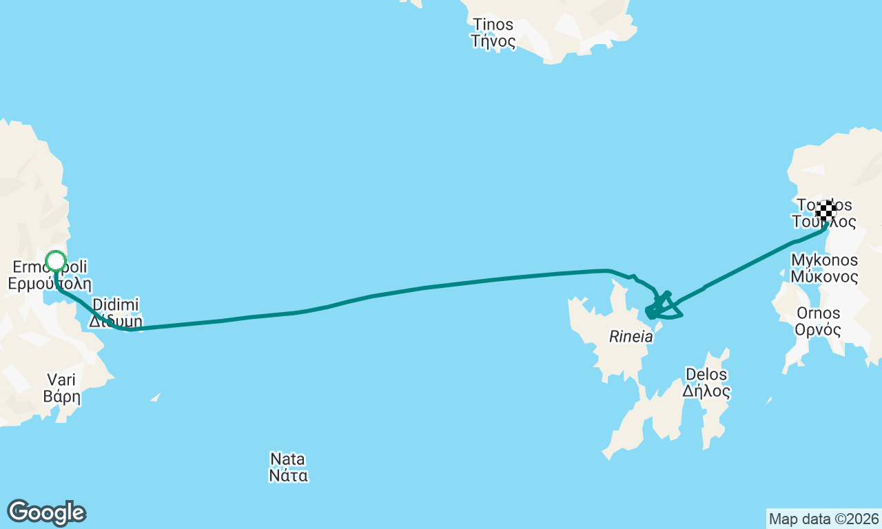 Voyage map
