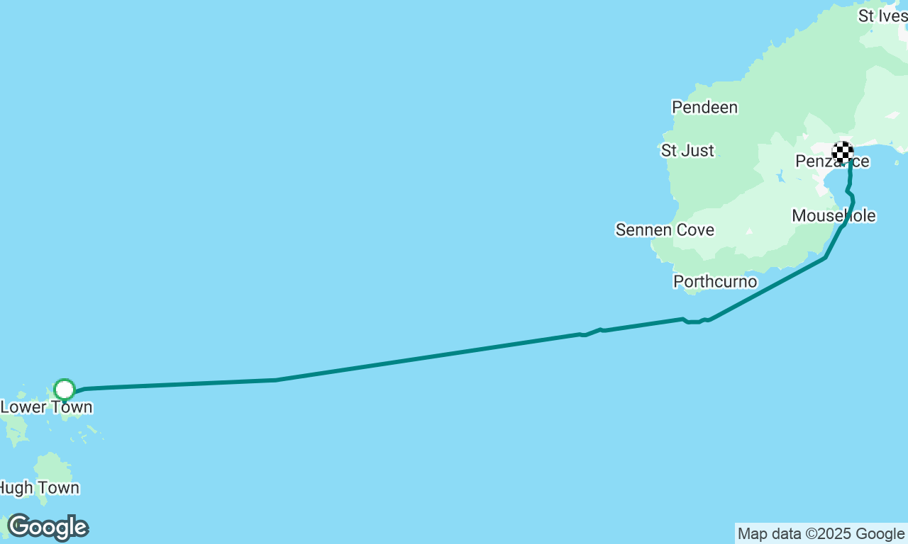 Escape from Isles of Scilly to Penzance 