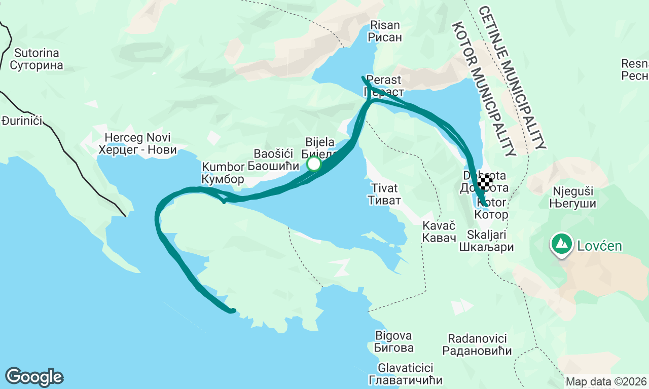 Voyage map