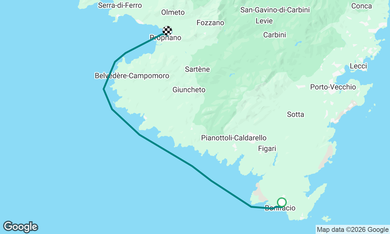Voyage map