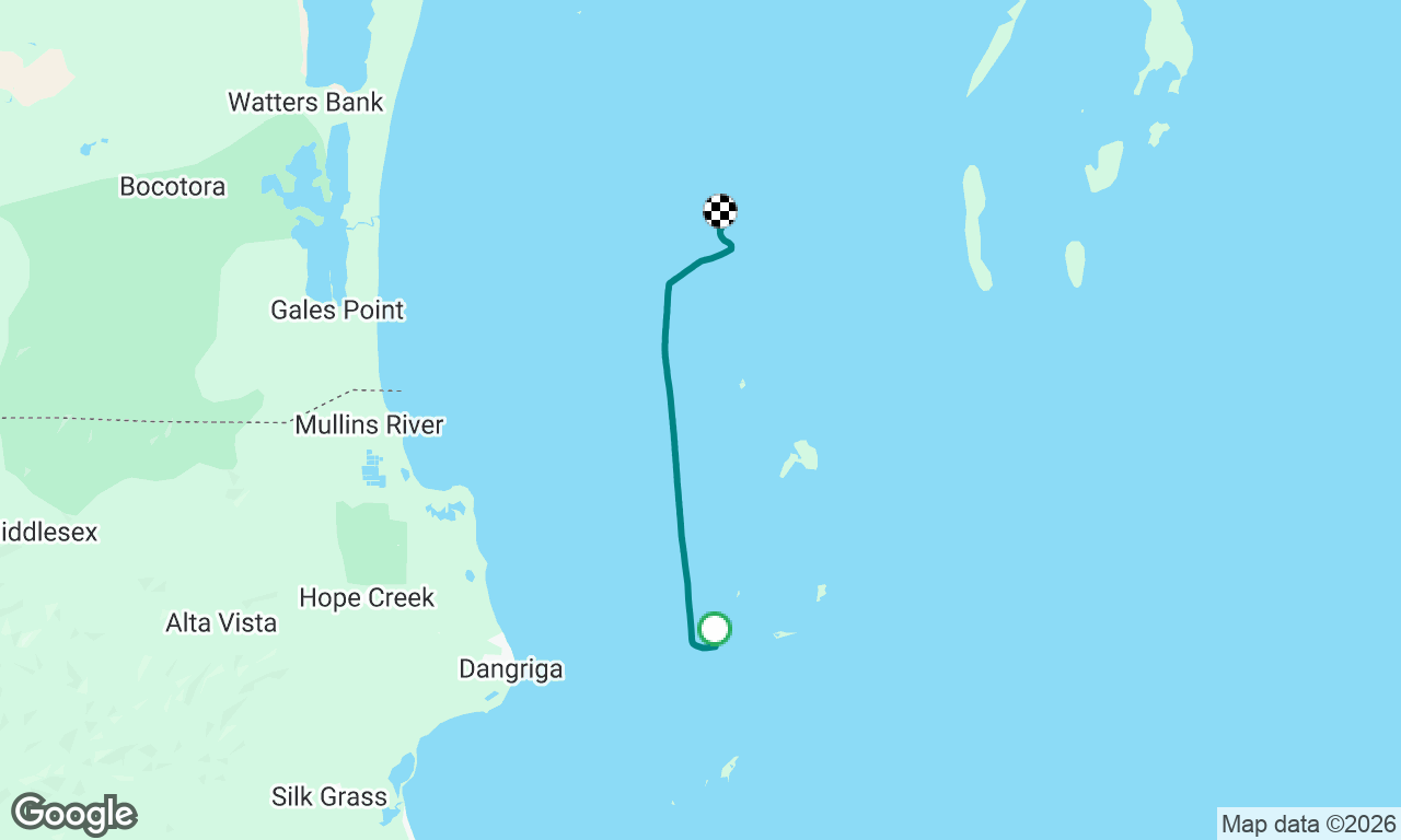 July 5th sail around Belize Cayes