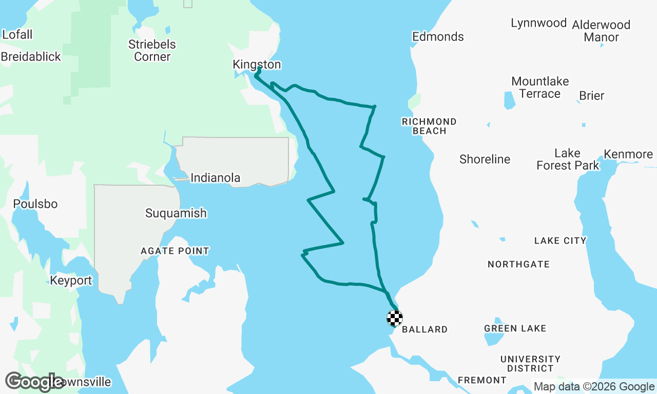 Day sail to Kingston
