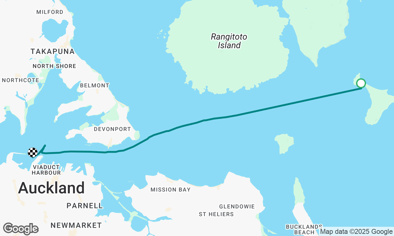 Cruise back to harbour